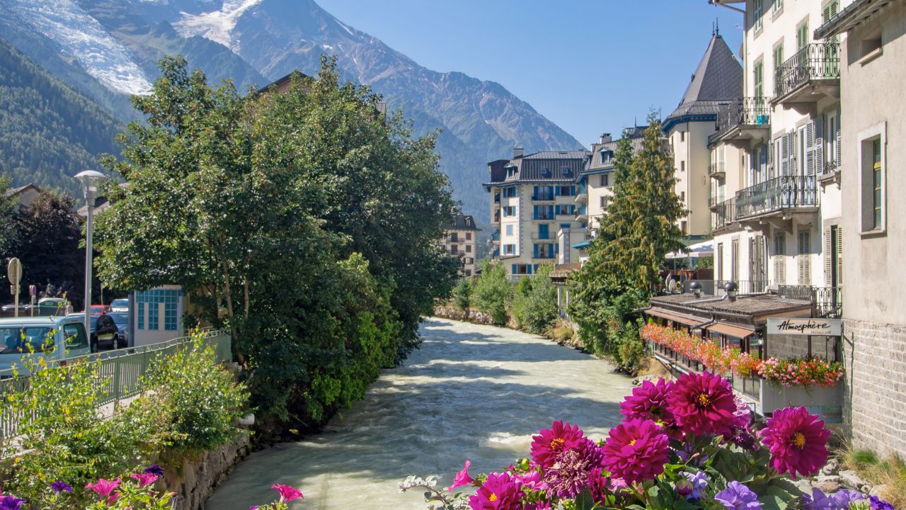 A beautiful sunny Chamonix